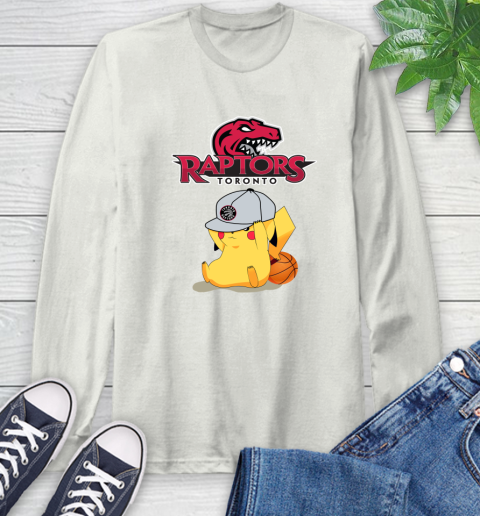 NBA Pikachu Basketball Sports Toronto Raptors Long Sleeve T-Shirt 12