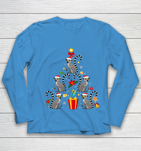 Lemur Christmas Ornament Tree Funny Gift Youth Long Sleeve 5