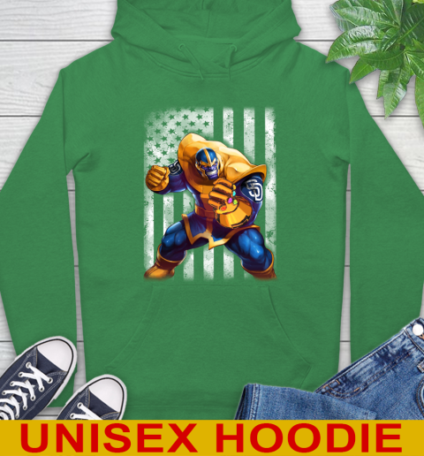 MLB Baseball San Diego Padres Thanos Marvel American Flag Shirt Hoodie 8