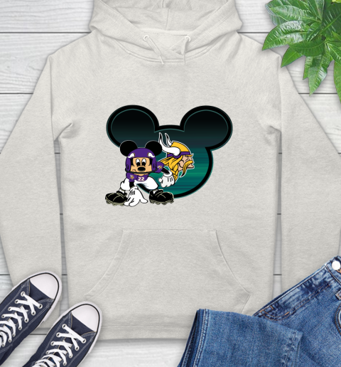 NFL Minnesota Vikings Mickey Mouse Disney Football T Shirt Hoodie 12