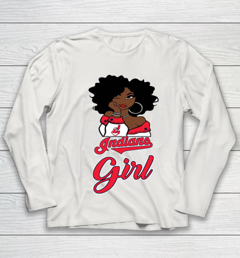 Cleveland Indians Girls Girl MLB Youth Long Sleeve 11