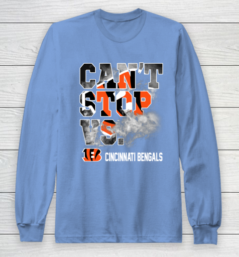 NFL Cincinnati Bengals Can't Stop Vs Long Sleeve T-Shirt 8