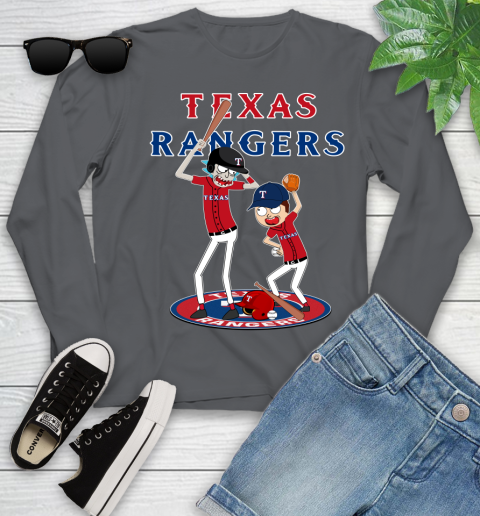 MLB Texas Rangers Rick And Morty Baseball 132