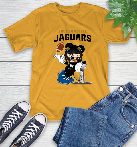 NFL Jacksonville Jaguars Mickey Mouse Disney Super Bowl Football T Shirt T-Shirt 3