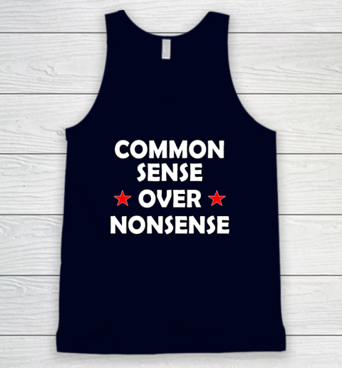 Common Sense Over Nonsense Tank Top 2