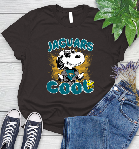NFL Football Jacksonville Jaguars Cool Snoopy Shirt Women's T-Shirt 9