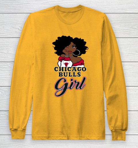 Chicago Bulls Girl NBA Long Sleeve T-Shirt
