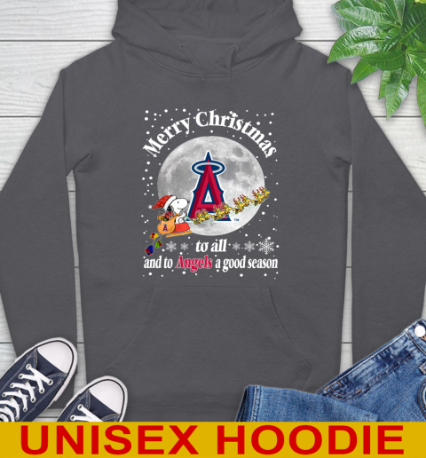 Los Angeles Angels Merry Christmas To All And To Angels A Good Season MLB Baseball Sports Hoodie 7