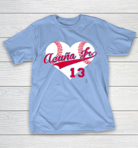 Ronald Acuna Jr Baseball Heart Gameday T-Shirt 10