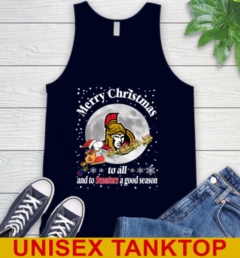 Ottawa Senators Merry Christmas To All And To Senators A Good Season NHL Hockey Sports Tank Top 2