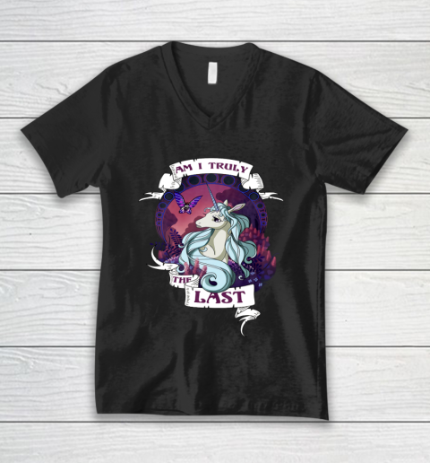 I am truly the last unicorn V-Neck T-Shirt