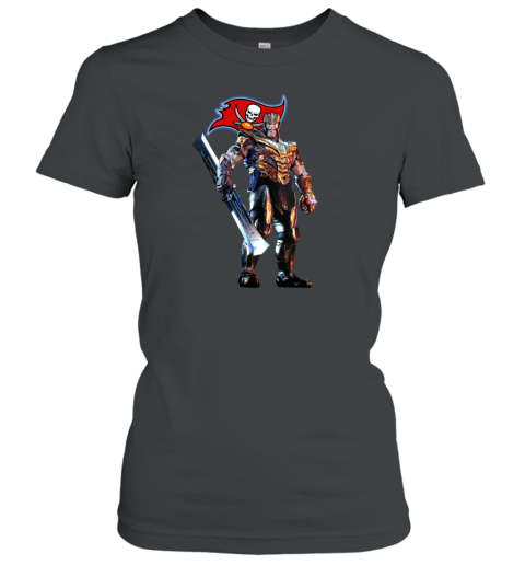 NFL Thanos Marvel Avengers Endgame Football Tampa Bay Buccaneers Women's T-Shirt