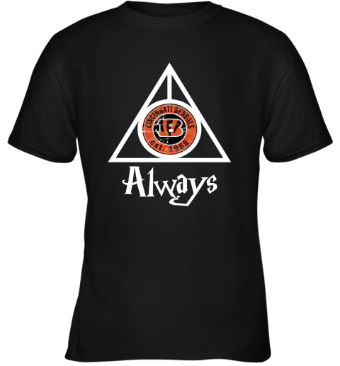 Always Love The Cincinnati Bengals x Harry Potter Mashup Youth T-Shirt