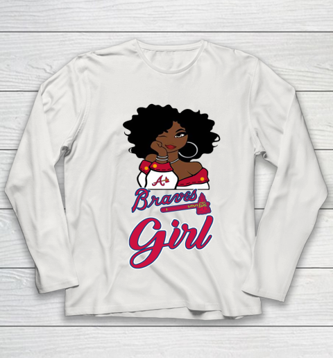 Atlanta Braves Girl MLB Youth Long Sleeve 11