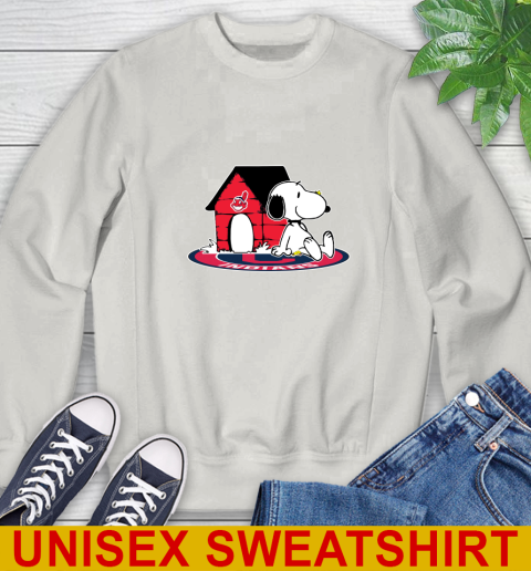 MLB Baseball Cleveland Indians Snoopy The Peanuts Movie Shirt Sweatshirt 12