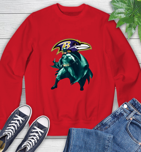 NFL Batman Football Sports Baltimore Ravens Sweatshirt 10