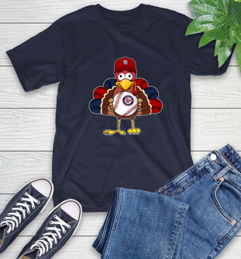 Washington Nationals Turkey thanksgiving T-Shirt 4