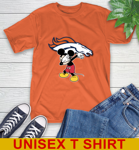 Denver Broncos NFL Football Dabbing Mickey Disney Sports T-Shirt 5