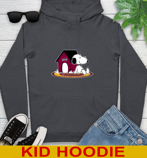 NBA Basketball Cleveland Cavaliers Snoopy The Peanuts Movie Shirt Youth Hoodie 9