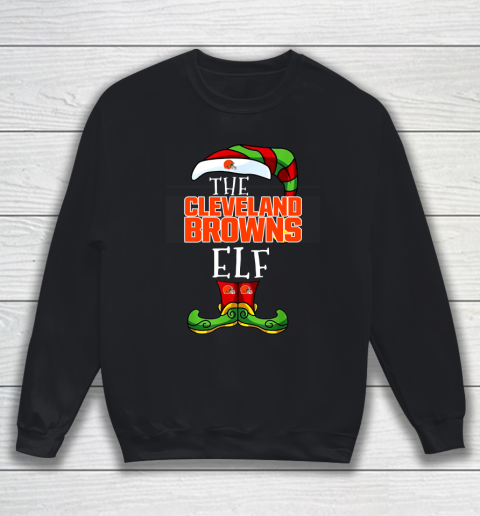Cleveland Browns Christmas ELF Funny NFL Sweatshirt