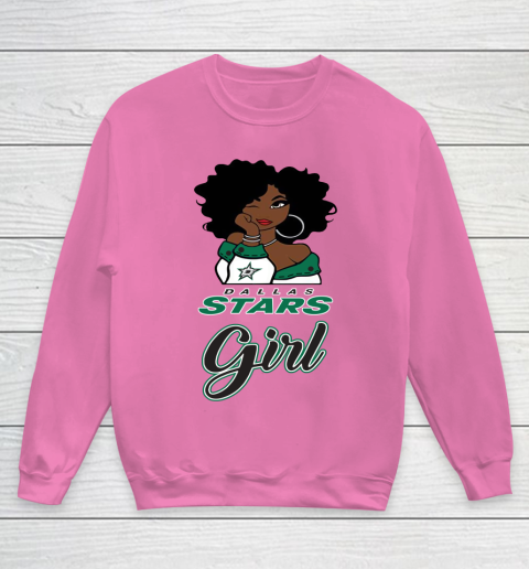 Dallas Stars Girl NHL Youth Sweatshirt 7