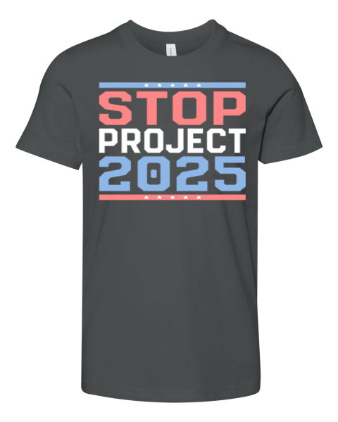 Stop Project 2025 Anti Trump Premium Youth T-shirt