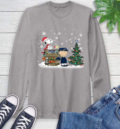 NFL Seattle Seahawks Snoopy Charlie Brown Christmas Football Super Bowl Sports Long Sleeve T-Shirt 6