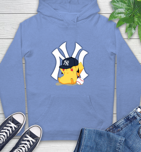 MLB Pikachu Baseball Sports New York Yankees Hoodie
