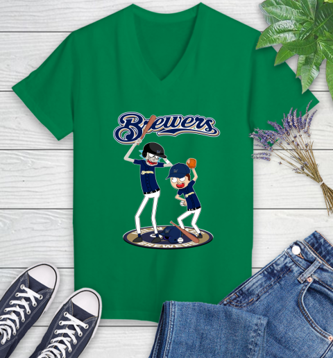 MLB Milwaukee Brewers Rick And Morty Baseball 81