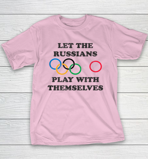 Let The Russians Play With Themselves Youth T-Shirt 6