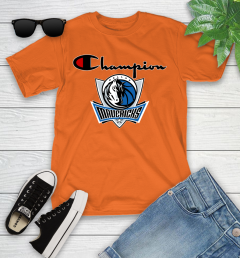 NBA Basketball Dallas Mavericks Champion Shirt Youth T-Shirt 4