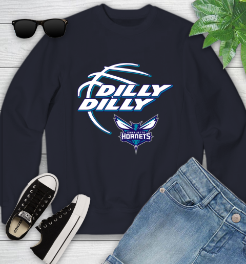NBA Charlotte Hornets Dilly Dilly Basketball Sports Youth Sweatshirt 3