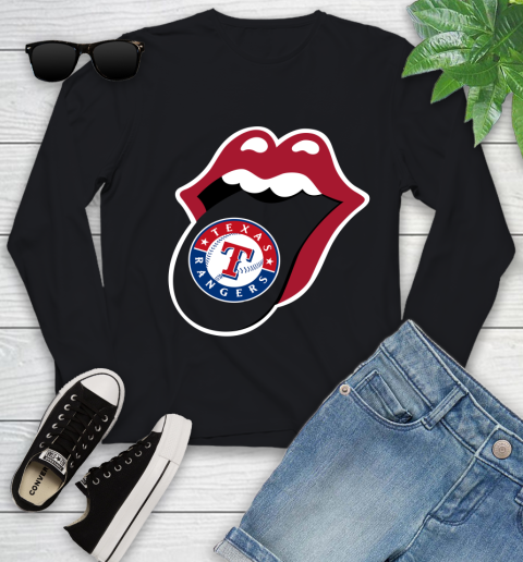 Texas Rangers MLB Baseball Lips I Root For My Team Adoring Fan 126
