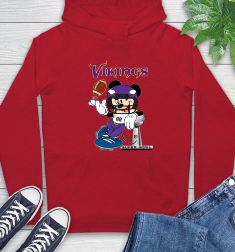 NFL Minnesota Vikings Mickey Mouse Disney Super Bowl Football T Shirt Hoodie 10