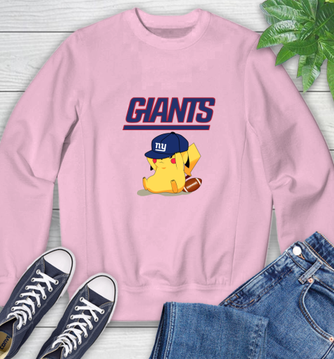 NFL Pikachu Football Sports New York Giants Sweatshirt 9