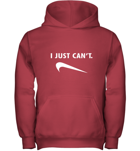 q4ky i just can39 t shirts youth hoodie 43 front red