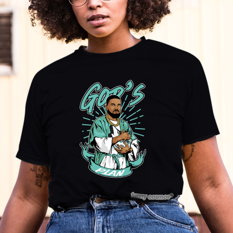 Air Jordan 5 Island Green Matching Sneaker Shirt Drake God's Plan White And Island Green Sneaker Black Tshirt
