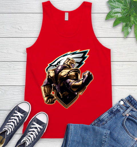 NFL Thanos Avengers Endgame Football Sports Philadelphia Eagles Tank Top 6