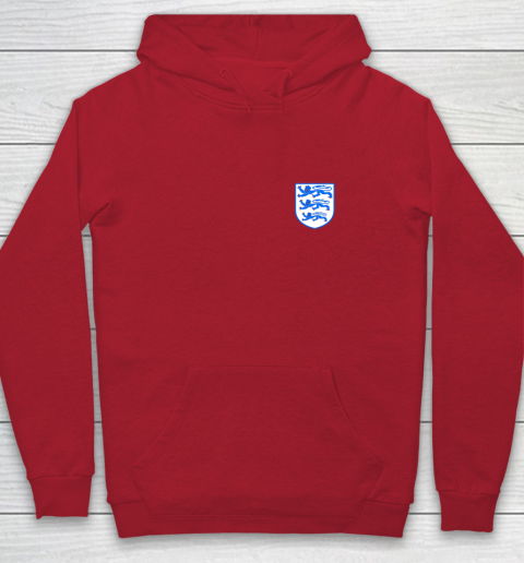 Three Lions On A Shirt European Football England Euro Youth Hoodie 6