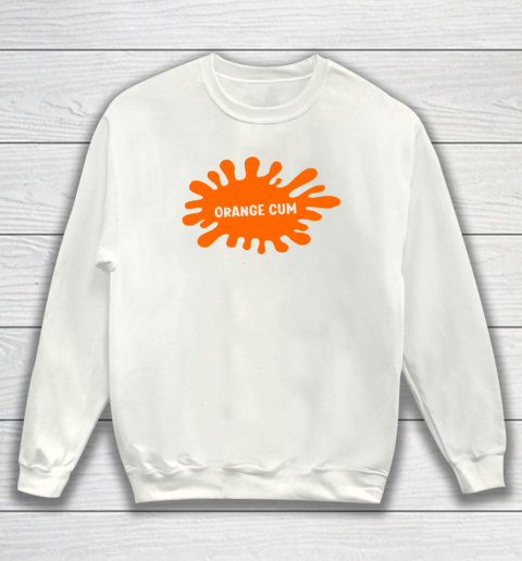 Orange Cum Sweatshirt