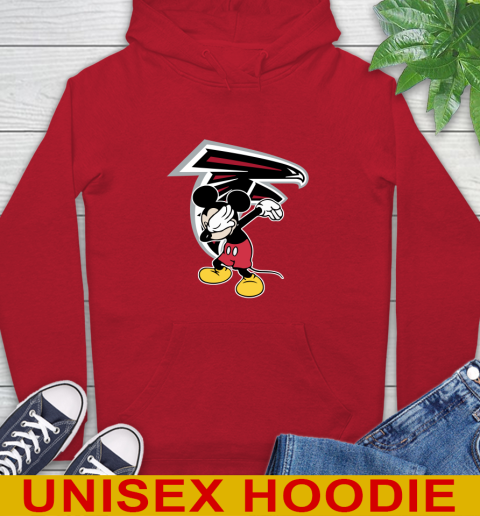 Atlanta Falcons NFL Football Dabbing Mickey Disney Sports Hoodie 10