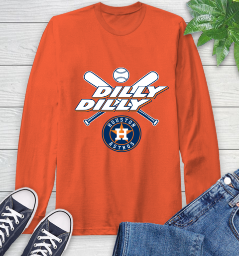 MLB Houston Astros Dilly Dilly Baseball Sports Long Sleeve T-Shirt 5