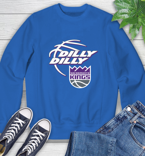 NBA Sacramento Kings Dilly Dilly Basketball Sports Sweatshirt 8