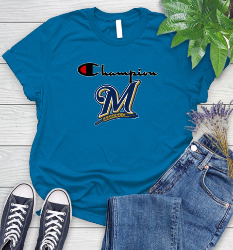MLB Baseball Milwaukee Brewers Champion Shirt Women's T-Shirt 5
