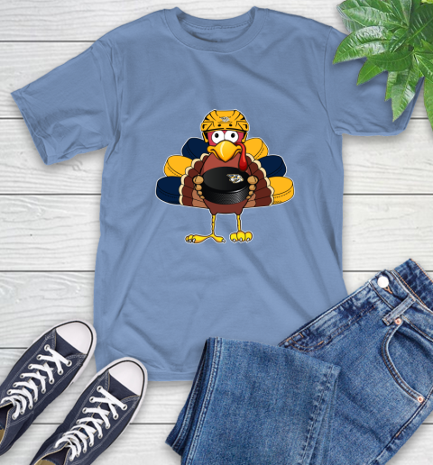 Nashville Predators Turkey Thanksgiving Day T-Shirt 11