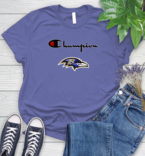 NFL Football Baltimore Ravens Champion Shirt Women's T-Shirt 12
