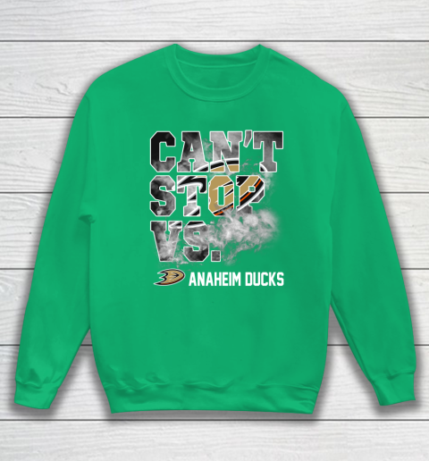 NHL Anaheim Ducks Hockey Can't Stop Vs Sweatshirt 5