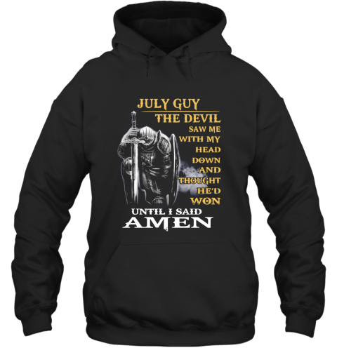 the devil saw me with my head down hoodie