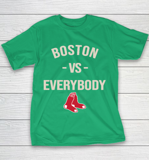 Boston Red Sox Vs Everybody Youth T-Shirt 3