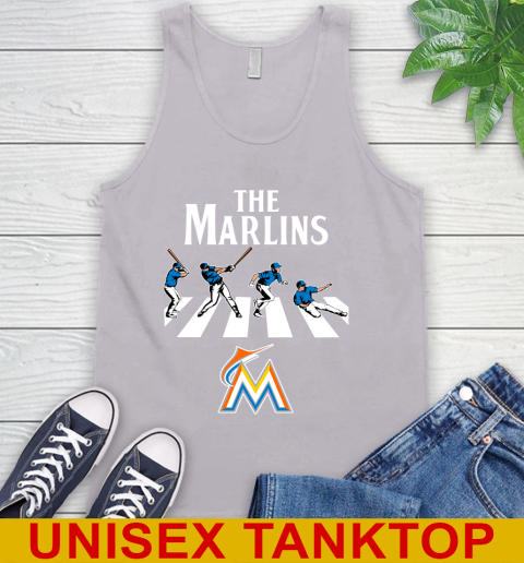 MLB Baseball Miami Marlins The Beatles Rock Band Shirt Tank Top 3